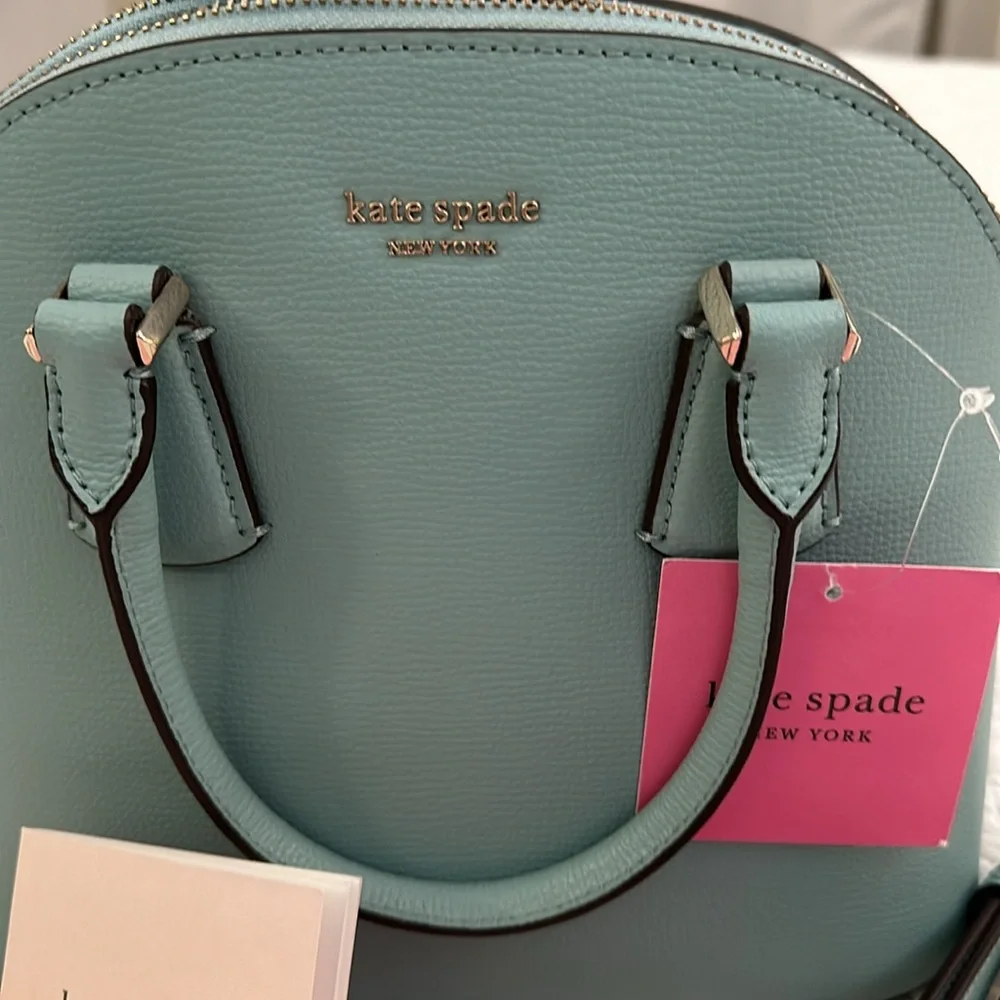 Kate Spade Sylvia Medium Dome Satchel Blue under